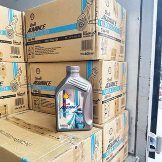 Nhớt Shell Advance Ultra Scooter 5W40 chai 0,8L (940009)