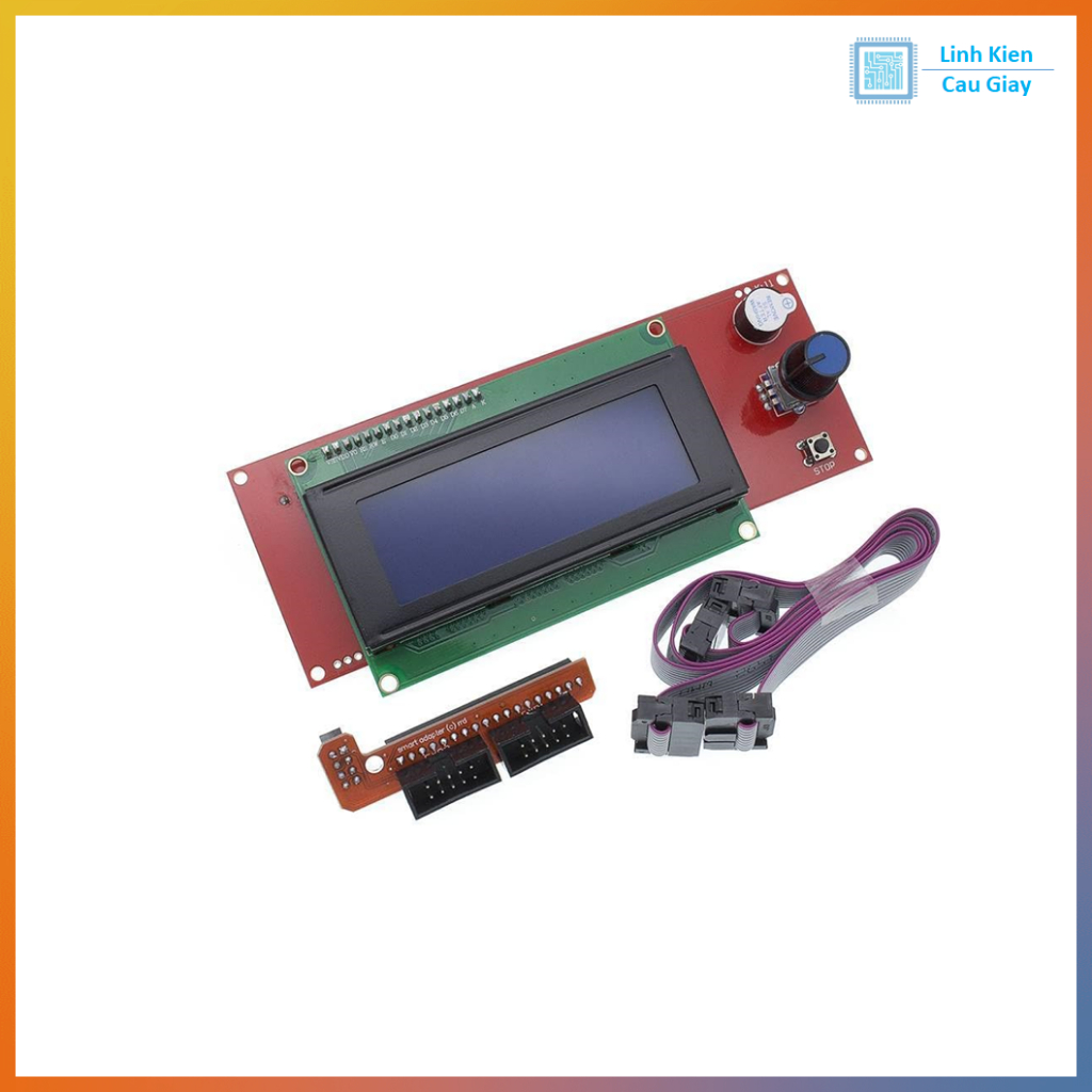 Module LCD2004 Ramps 1.4  Màn Hình Điều Khiển Máy In 3D Kèm Encoder