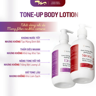  Kem Nâng Tone Body Flow In 490ml Không Lộ Vân Thấm Siêu Nhanh Giữ Tone Lâu 
