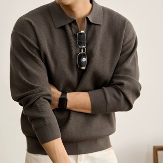  Áo Len ATINO Thiết Kế Cổ V Len Cashmere Dệt Tinh Tế Không Bai Không Xù 4.5075 