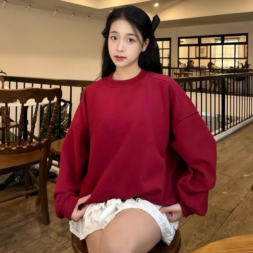 [MỞ BÁN] ÁO SWEATER CỔ TRÒN NỈ BÔNG HÀN COTTON DÀY DẰN FORM UNISEX NAM NỮ - BY BOOM STORE VN | BigBuy360 - bigbuy360.vn