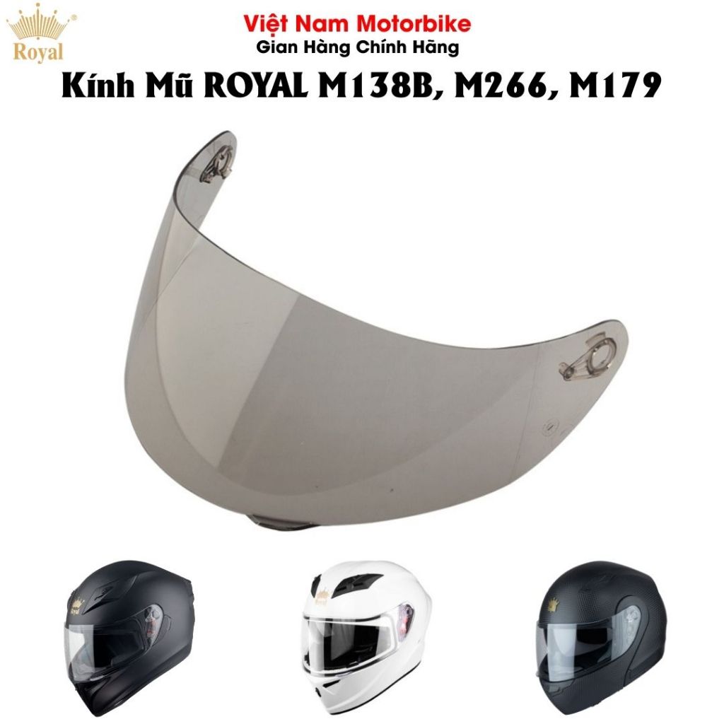 Kính Mũ Bảo Hiểm Royal M138B M266 M179 Roc Thay Thế Chắn Gió Bụi