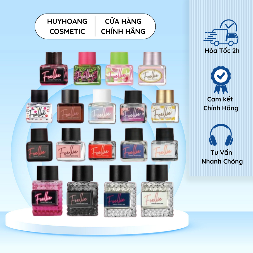 [Che Tên SP] Nước Hoa Vùng Kín Foellie Chính Hãng Hàn Quốc – Nhiều Mùi Hương, Quyến Rũ, Lôi Cuốn