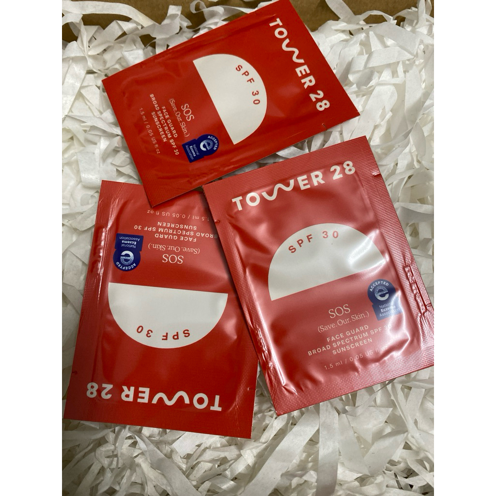 Kem chống nắng khoáng chất tower 28 SOS FaceGuard™ SPF 30 Sunscreen PA+++