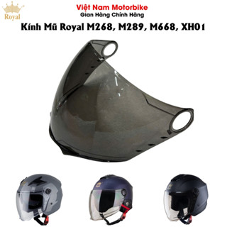 Kính Mũ Bảo Hiểm 3/4 Royal M268 M289 M668 XH01 Thay Thế Chắn Gió Chống Tia UV