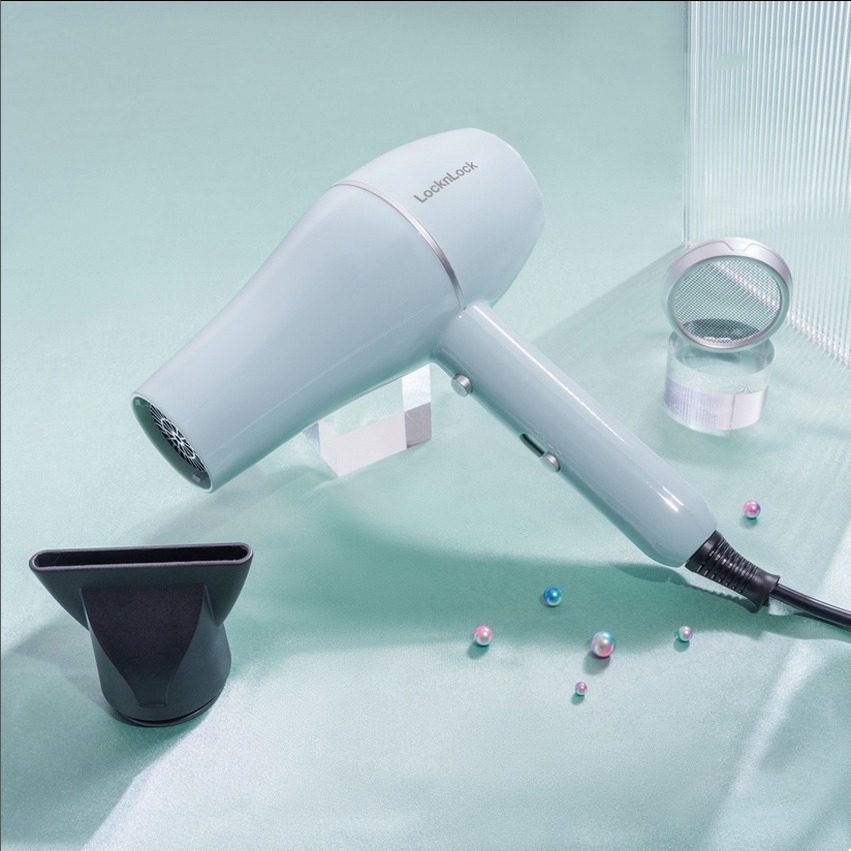 Máy sấy tóc LocknLock ENA146BLK ENA136WHT -Hàng chính hãng, sấy nóng mát, đầu dẹp tạo kiểu - JoyMall | BigBuy360 - bigbuy360.vn