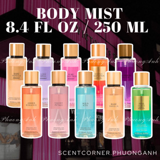    NHIỀU MÙI   Xịt Thơm Toàn Thân Body Mist Victoria Secret 250ml 
