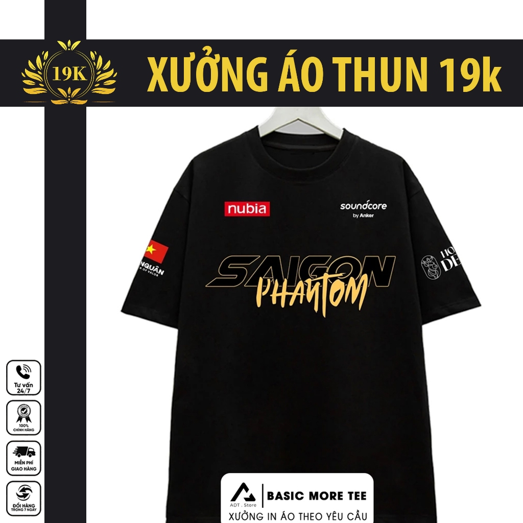 Áo thun Saigon Phantom - Team Flash Liên quân