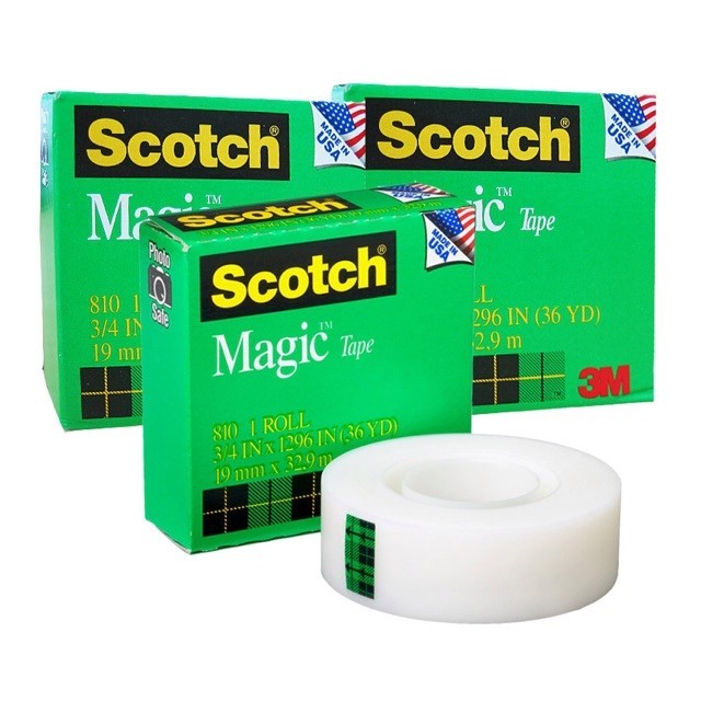 Băng dính 3M 810 scotch magic tape 3/4 inches