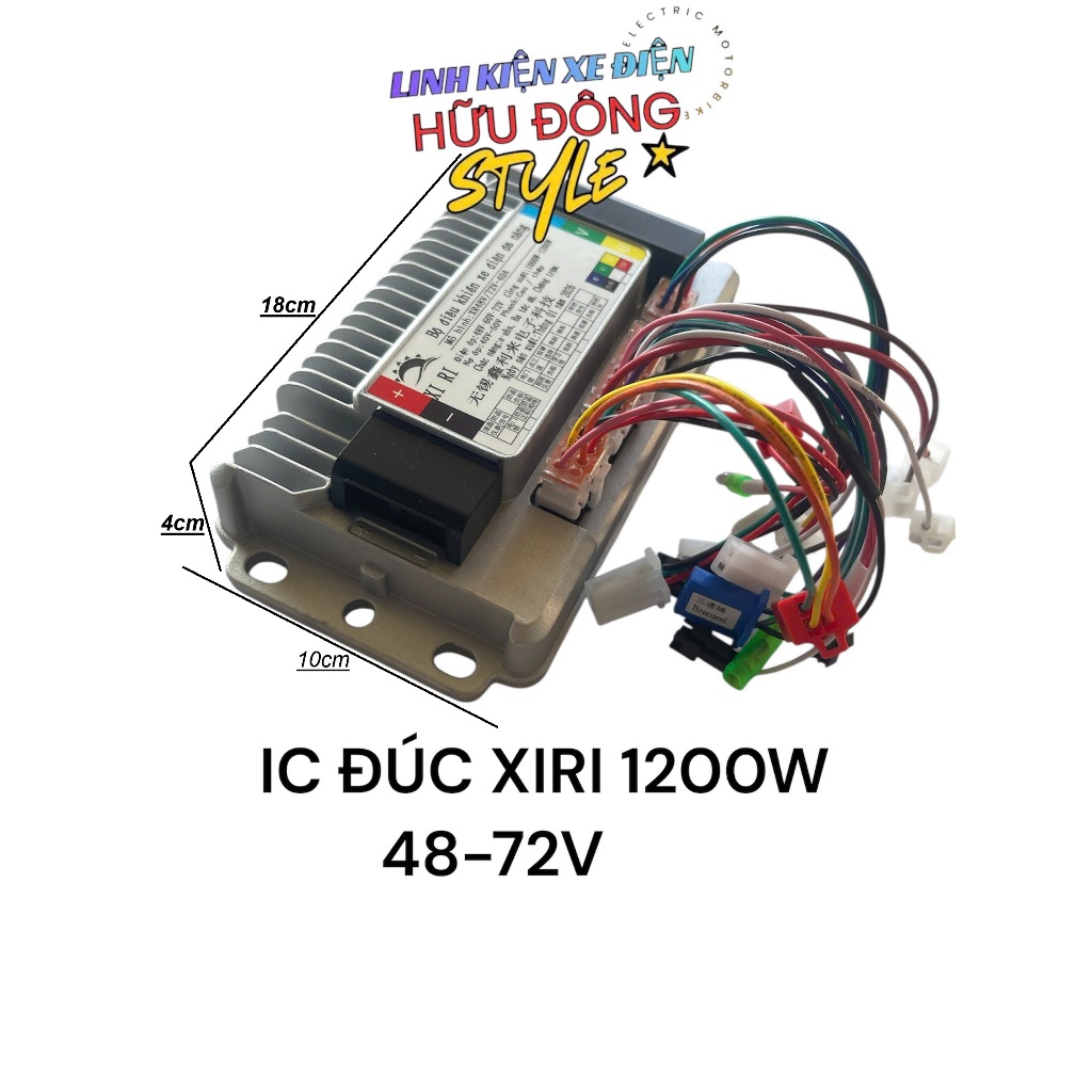 Ic đúc Xi Ri cho xe điện công suất 1200w-1500w, điện áp từ 48-72v