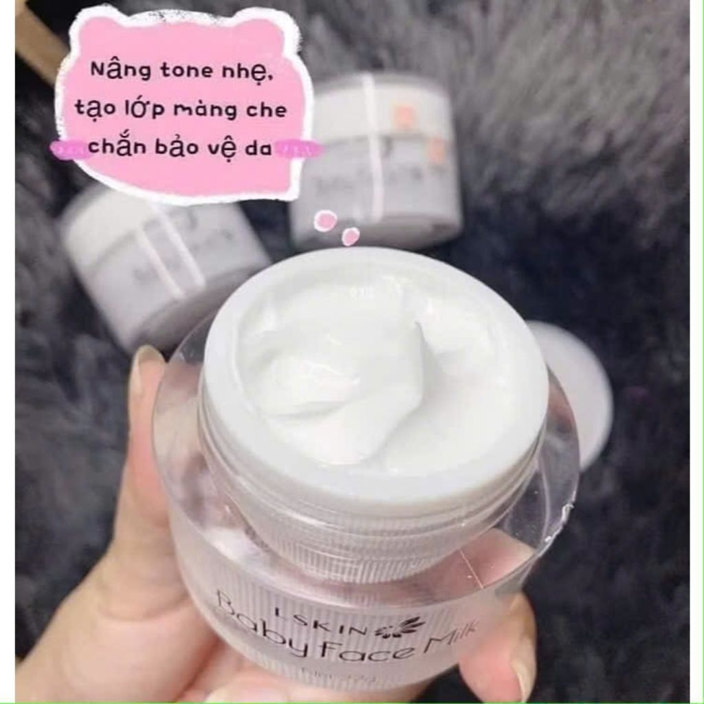Kem dưỡng LSKIN Baby Face Milk 22g – Dưỡng ẩm, làm mịn da & hiệu ứng sáng nhẹ