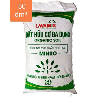 Đất Sạch Đất Hữu Cơ Đa Dụng Lavamix 6.5dm3 ~2,5kg, 50dm3~20lit