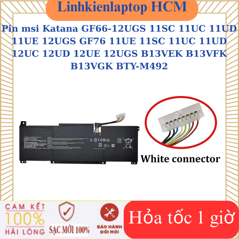 Pin msi Katana GF66-12UGS 11SC 11UC 11UD 11UE 12UGS GF76 11UE 12UC 12UD 12UE 12UGS B13VEK B13VFK B13