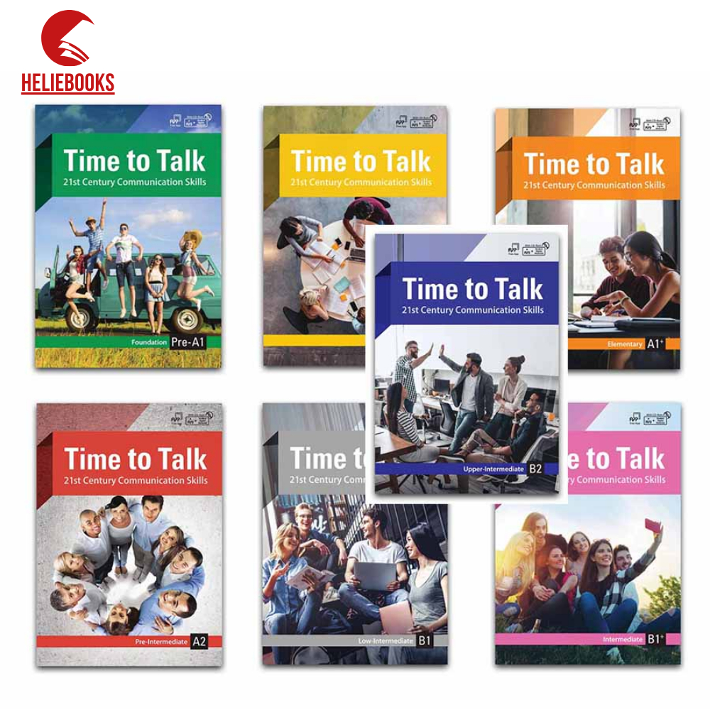 Sách - Time To Talk - 21st century communication skills - Bản in màu laser đẹp
