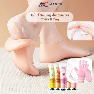 Tất Ủ Dưỡng Ẩm Silicon Nam Nữ, Chống Khô Da Nứt Nẻ Gót Bảo Vệ & Dưỡng Ẩm Da Chân Tay