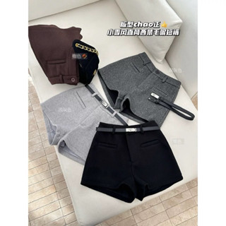    Hàng Chuẩn QC   Quần SOOC Dạ 2 túi kèm belt Cạp cao QCL1 Ảnh thật 