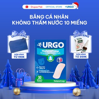 Băng cá nhân Urgo Waterproof không thấm nước  2 x 7.2cm  hộp 10 miếng urgo 