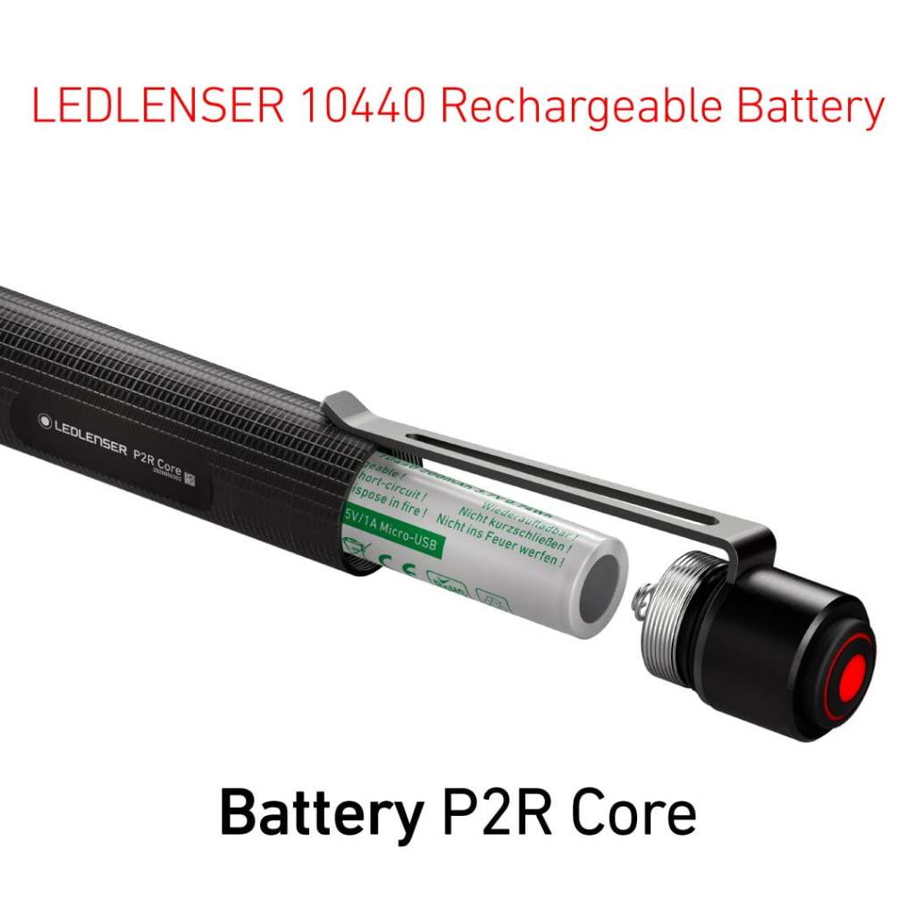 Phụ Kiện Pin Sạc Lithium - ion LEDLENSER 10440 3.7V 200mAh Cho P2r Core - Hàng Chính Hãng