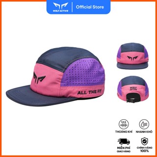  Nón Chạy Bộ Unisex Wolf Active Original 172F Phối Màu  Tím Hồng Xanh navy  