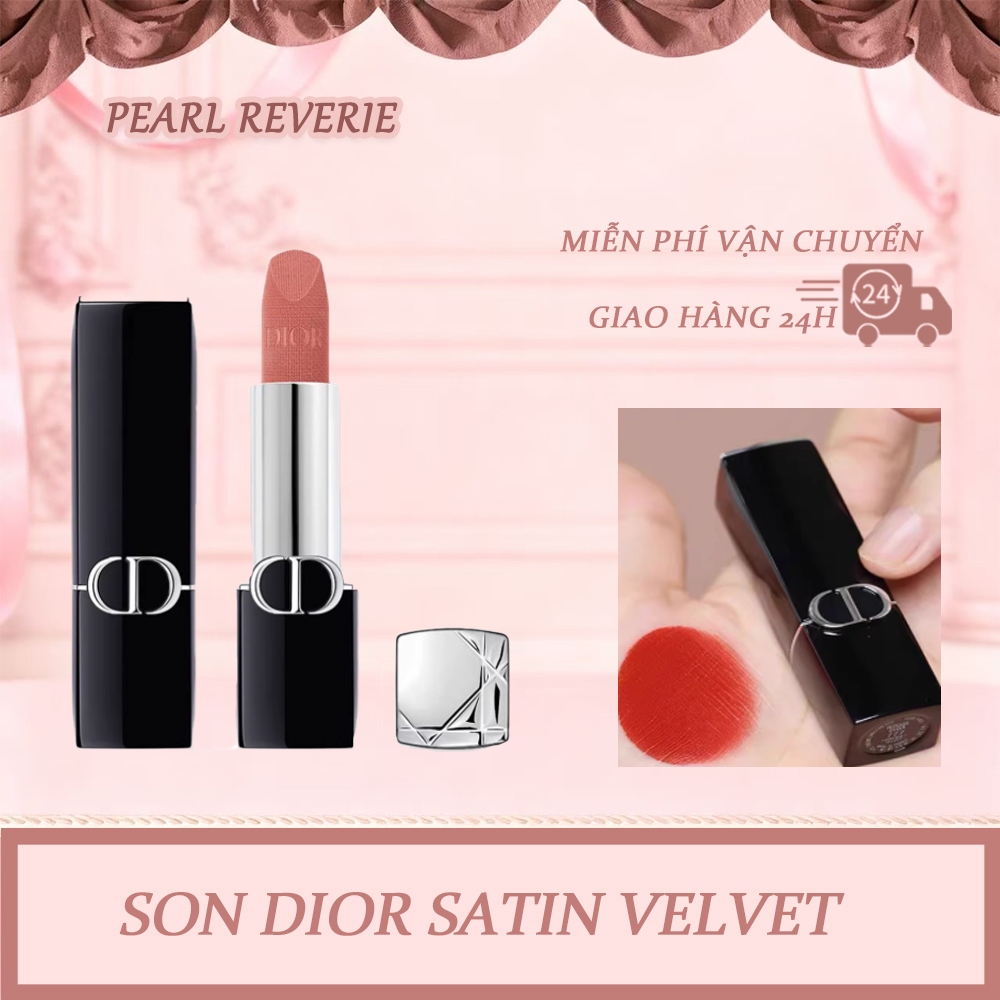 Dior Rouge Satin Lipstick – Velvet Finish, Long-lasting, Smooth & Luxurious Look