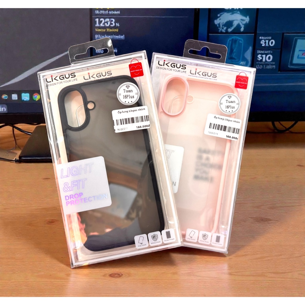 Ốp lưng iPhone 16 Plus Likgus nhám
