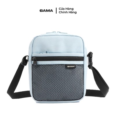 Túi đeo chéo mini nam nữ BAMA Mesh Fabric Shoulder Bag MF201 chống nước nhiều ngăn vải canvas đi chơi cafe