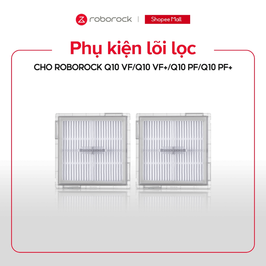 Phụ kiện lõi lọc thay thế cho Robot hút bụi Roborock Q10 VF/Q10 VF+/Q10 PF/Q10 PF+ (2 cái)