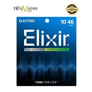 [Chính Hãng] Dây Đàn Guitar Điện Elixir 19002, 19052 Phủ Lớp Optiweb Cỡ 9, 10 Electric Strings