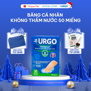  Băng cá nhân không thấm nước Urgo Waterproof bảo vệ vết thương khỏi nước và vi khuẩn  50 miếng  urgo 