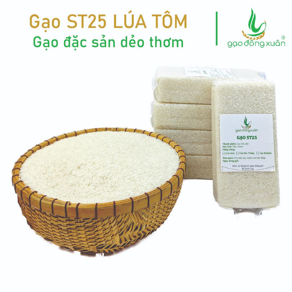 Gạo Đặc Sản Đông Xuân 1Kg Nhiều Lựa Chọn - Gạo Chính Hãng Dùng Thử