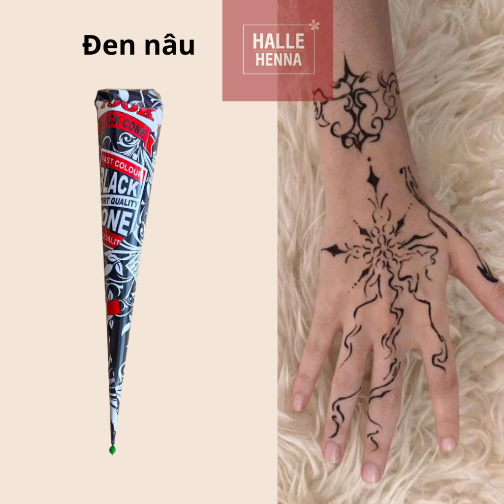 Mực Henna CHÍNH HÃNG Ấn Độ màu độc lạ