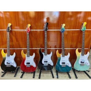 Guitar điện solo Dallas DL S2 nhiều màu đẹp chơi band, tặng đủ phụ kiện đàn
