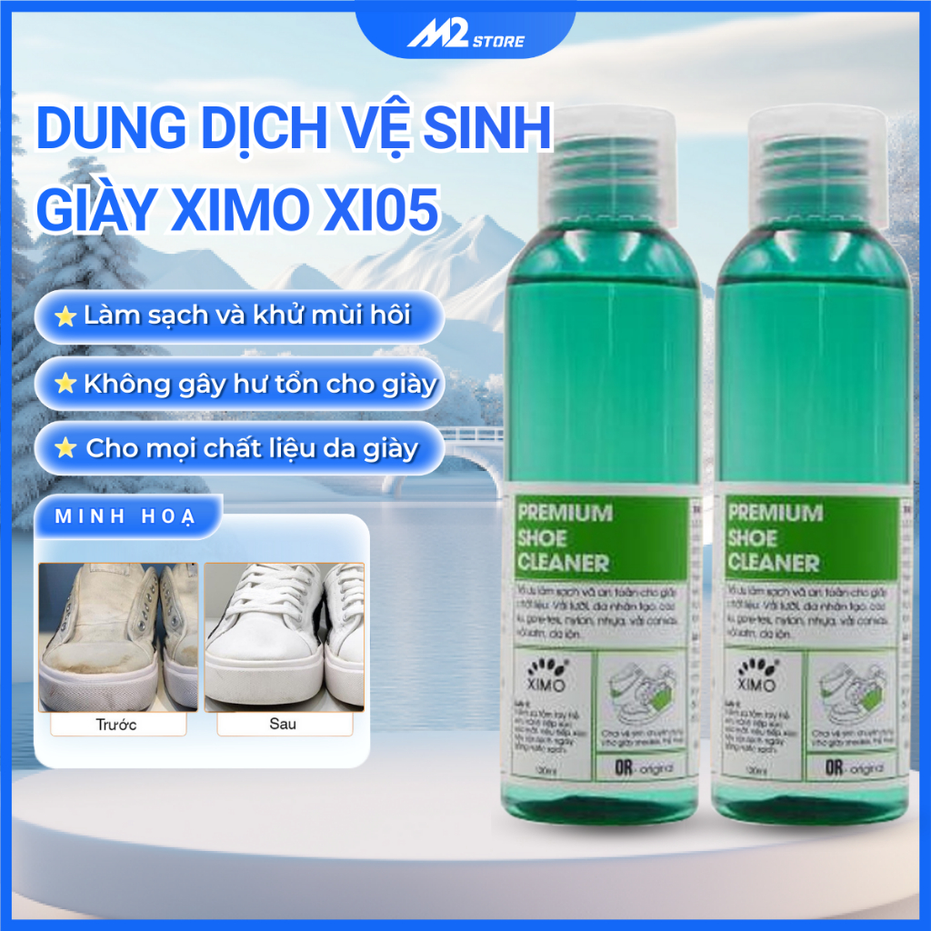 Chai Dung Dịch Vệ Sinh Giày Làm Sạch Chuyên Sâu Sneaker Premium XIMO XI05