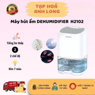 Máy Hút Ẩm Mini Dehumidifier H2102 - Dung tích 1000ML - Chống Ẩm - Đèn Led 7 Màu