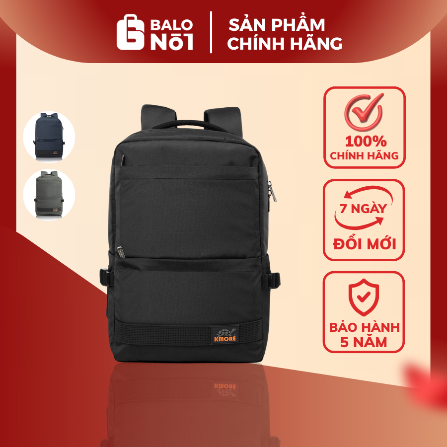 [KMORE] Balo Laptop 15,6 inch Chính Hãng Kmore The Carter