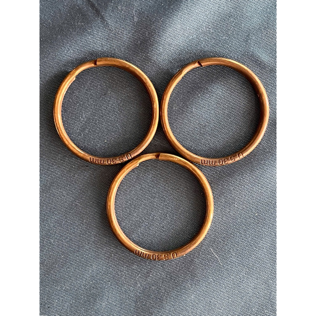 Gói 1 khoen đồng us 30mm hàng sưu tầm  phụ kiện gắn móc khoá