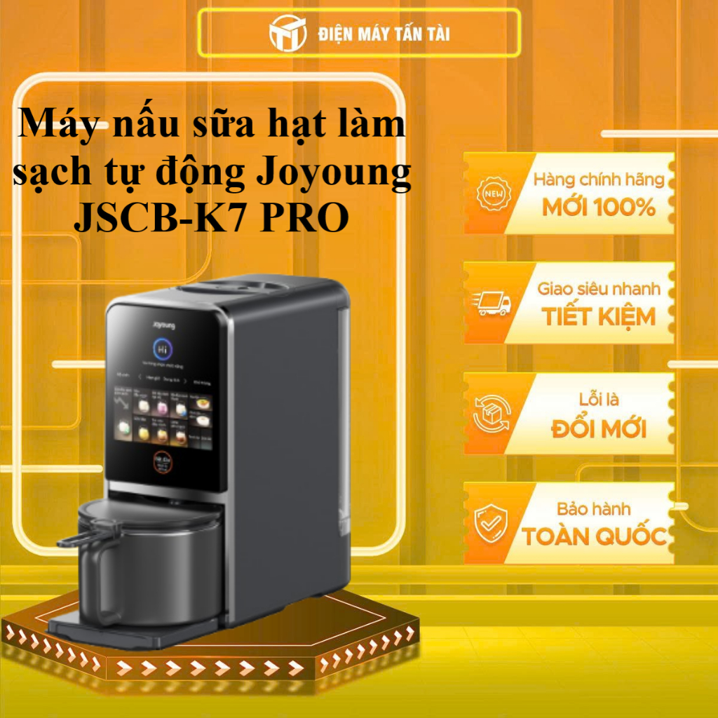 JSCB-K7 PRO - Máy nấu sữa hạt làm sạch tự động Joyoung JSCB-K7 PRO - GIAO TOÀN QUỐC