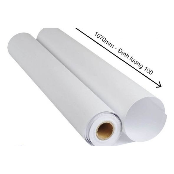 Giấy cuộn khổ A0-100GSM- 8KG