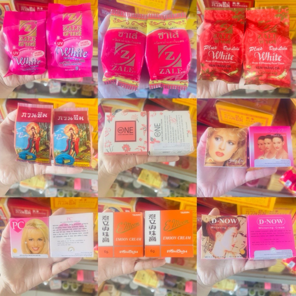 2 hộp kem emon meone xù Thái Lan