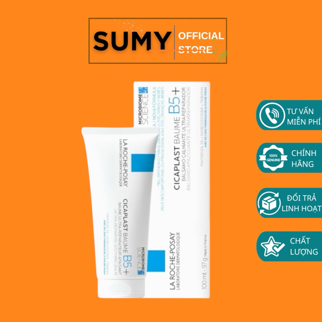  Kem Dưỡng La Roche Posay Cicaplast Baume B5+ Soothing Repairing Balm Dưỡng Ẩm Làm Dịu Và Phục Hồi Da 40ml 100ml - SUMY 