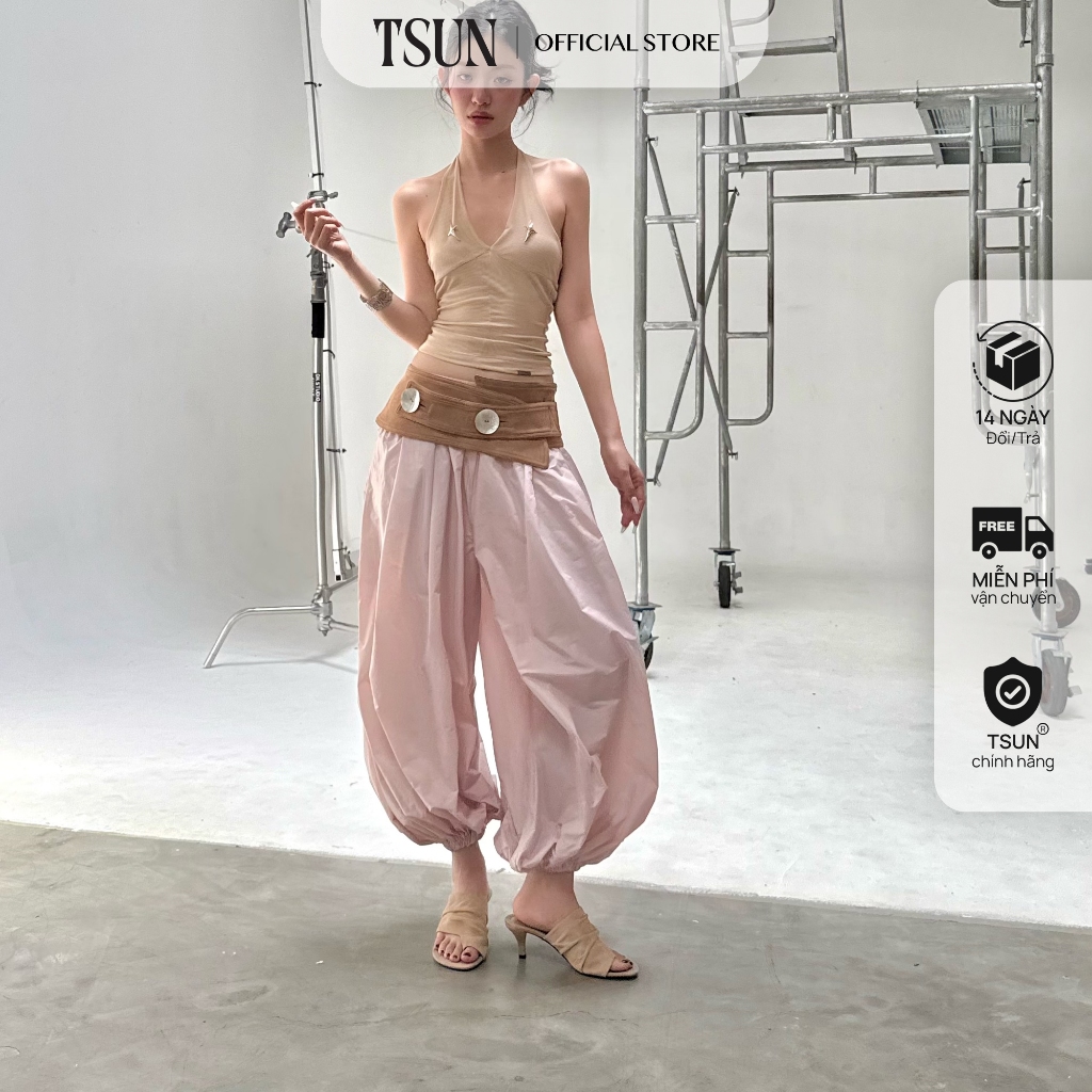 TSUN - Roam Pants Quần Ống Rộng baggy Alibaba Kèm Thắt Lưng Cá Tính | BigBuy360 - bigbuy360.vn