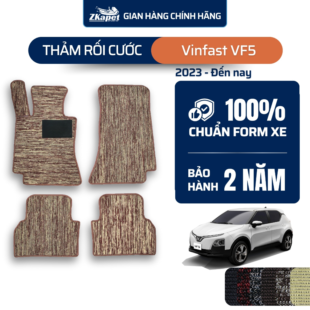 Gợi ý các mẫu thảm lót sàn ô tô điện VinFast Motio