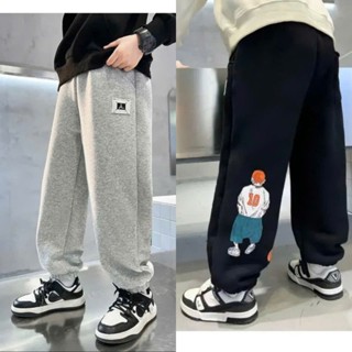   2201  Quần nỉ dài cho bé trai từ 15-63kg chất liệu nỉ ép 2 da xịn QCCC dày dặn ấm áp gấu bom bơ phù hợp cho bé trai 