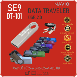 Usb Bảo hành 5 năm 128g 64gb 32gb 16gb 8gb 4gb 2gb nhỏ gọn Dtse9 Dt101 Cz33 U202 Navio - Kingston