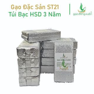 HSD 3 Năm - Gạo ST21 Đông Xuân Trọng Lượng 5Kg / 10Kg / 25Kg - Mua Tối Đa 25Kg / 1 Đơn
