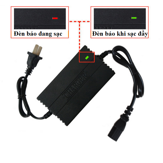 Bộ sạc ắc quy cho bình phun thuốc 12V 4-12AH sạc bình ắc quy