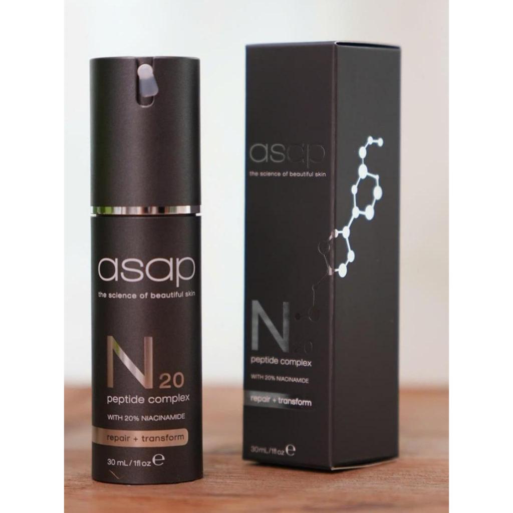 ASAP N20 Peptide Complex Serum với 20% Niacinamide Cải Thiện Lão Hóa & Tăng Sắc Tố Da Dưỡng Ẩm Mạnh 