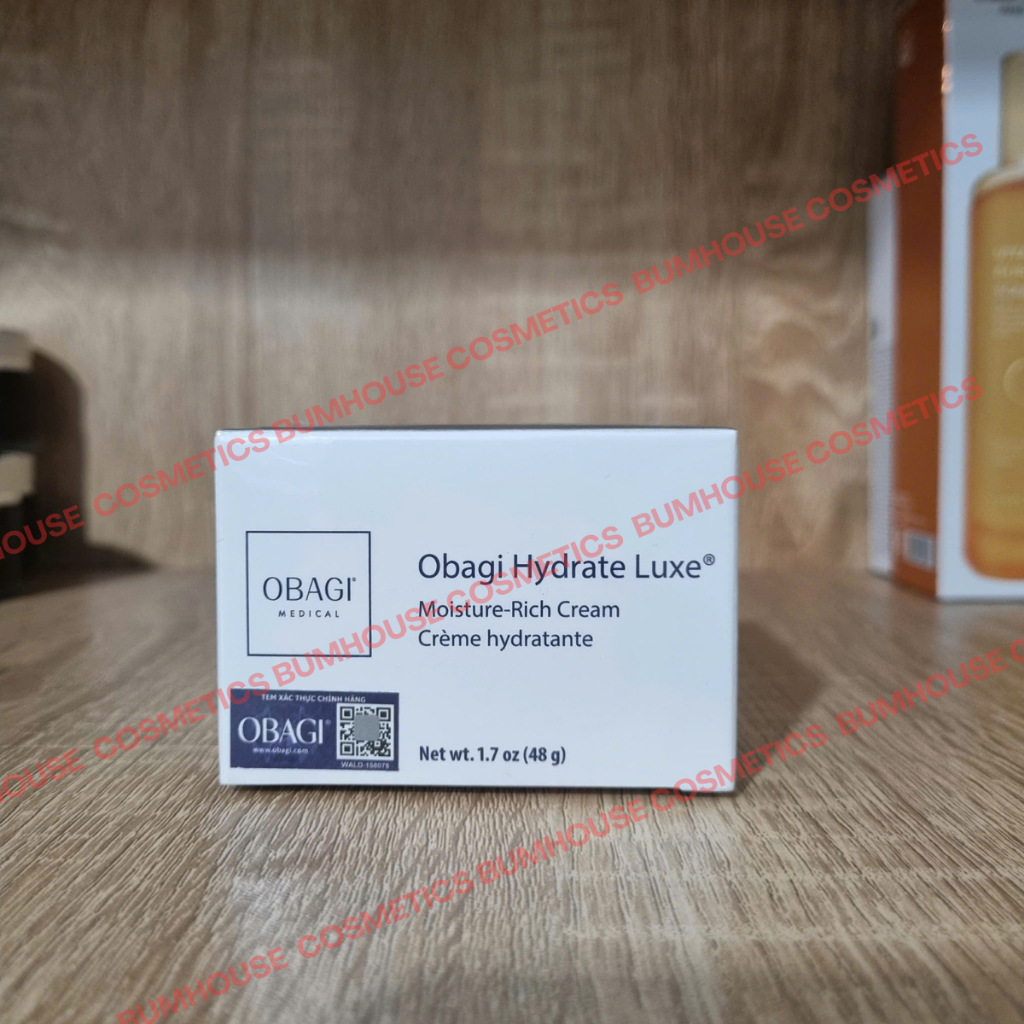 [Hàng Cty] Kem Dưỡng hỗ trợ dưỡng ẩm và phuc hồi da Obagi Hydrate Luxe Moisture-Rich Cream 48g