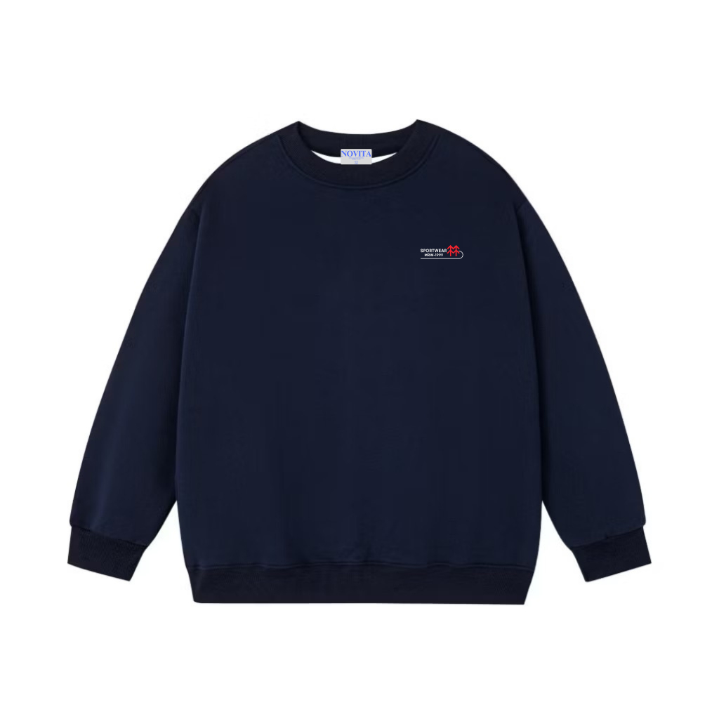 Áo Sweater NỈ LÔNG CÁO Novita From Rộng/MRW-1999