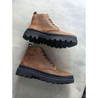 Giày cổ lửng Pa-lla-di -um Da thật chống nước, hàng chính hãng full hộp